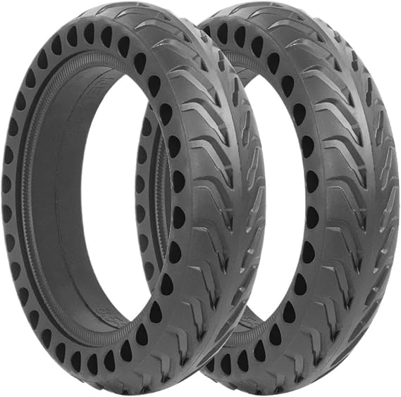 8.5 inch Solid Tire, Compatible with Xiaomi M365/M365 Pro/Pro 2 MI 3 Scooter, Damping Shock Absorber Tires for Gotrax/gxl V2/XR Scooter 2 pcs solid tyres