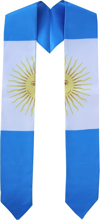 Del Mex Graduation Country Flag Stole Sash Scarf Graduate Pride