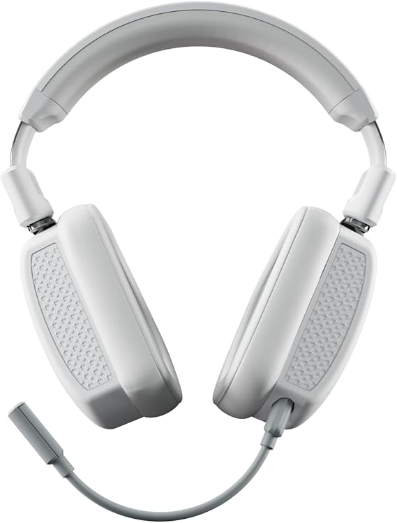 Hyte Eclipse HG10 Wireless Gaming Headset, 2.4 GHz Wireless Performance, USB-C, Detachable Mic, 30 Hour Battery, for PC, PS4, PS5, Switch Grey
