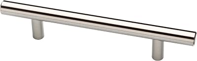 Franklin Brass 25-Pack Stainless Steel Cabinet Handles, 4 Inch Hole Center, Modern Pulls for Drawers, Kitchen Cabinet Door, Dressers | Solid Bar
