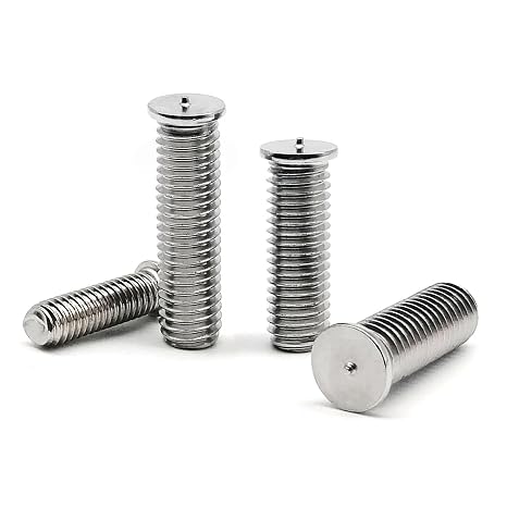 M3 M4 M5 M6 M8 M10 304 A2-70 Stainless Steel Stud Weld Spot Welding Screw Solder Point Bolt Metric Thread (Color : 20mm, Size : M8 10pcs)