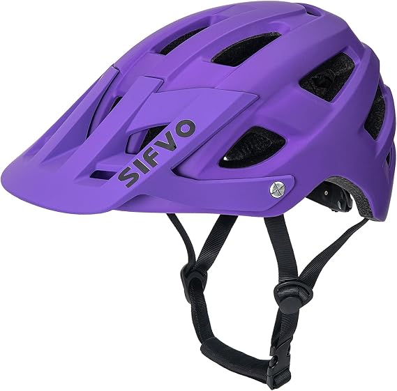 Bike Helmet Men and Women, SIFVO Cycle Helmet mtb Helmet Bicycle Helmet with Visor, Allround Cycling Helmets Road Bike Helmet Adult Bike Helmet Lightweight & Breathable 【M/L】