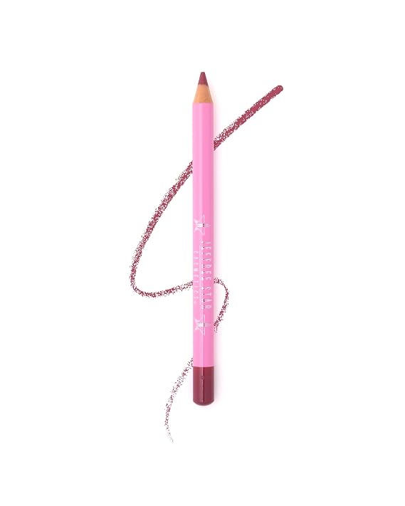Jeffree Star Cosmetics Velour Lip Liner, Creamy Formula, Satin Finish, Long-Lasting, Peptide Complex, Mineral Oil-Free, Vegan & Cruelty-Free (Redrum)
