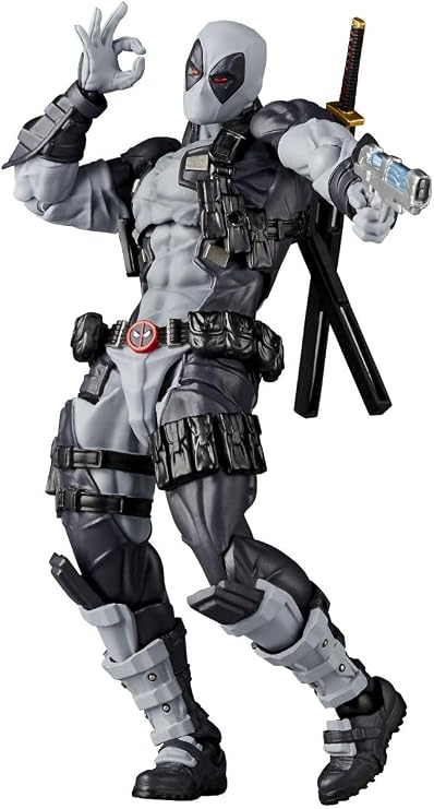 Kaiyodo Revoltech Amazing Yamaguchi Deadpool Ver. 2.5 X Force Color, Total Height Approx. 6.7 inches 170 mm, Non-scale, PVC & ABS Pre-painted Action Figure