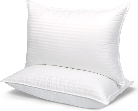 COZSINOOR Bed Pillows for Sleeping [Pack of 1] Comfy Dream Series Hotel Quality Pillows Premium Plush Fiber, Ventilated Cooling Cover