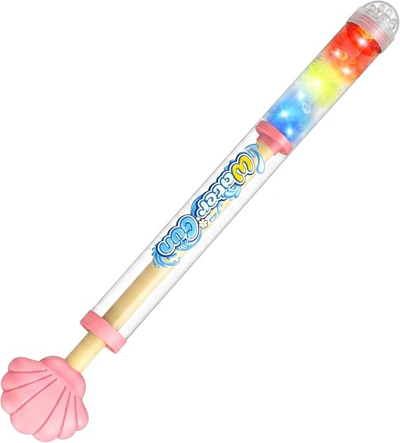Firework Water Gun Firework Water Gun For Kids, Glow Spray Toy, 70-hole Pull-press For Beach & Pool