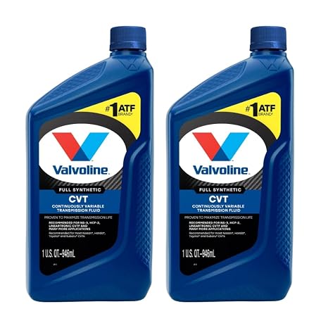CVT Full Synthetic Continuously Variable Transmission Fluid Superior Performance & Protection 1 Quart (32 oz) | 2 Pack Special