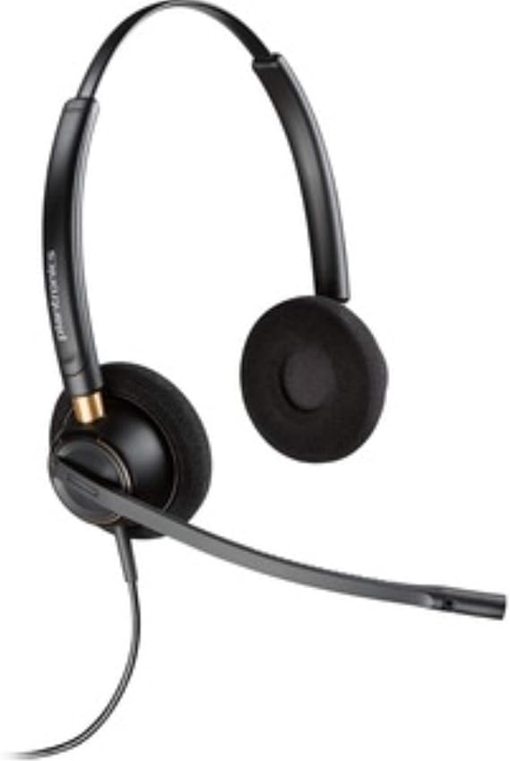 Plantronics EncorePro HW520D Over-the-Head Binaural Headset with Noise Canceling Microphone