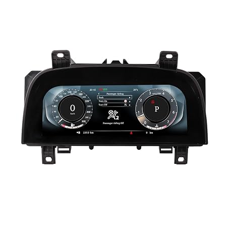12.3 inch Car LCD Digital Cluster for Land Rover Discovery 4 LR4 / Range Rover Sport 2010-2013 Digital Dashboard Panel Virtual Instrument Cluster Cockpit Speedometer