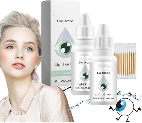 Spectraeye Color Changing Drops Pro,Spectraeye Color Changing Drops, Vihue Color Eye Drops, Color Changing Eye Drops, Fancy Drops Change Your Eye Color,Irisink Color Changing Eye Drops (Green 2PC)