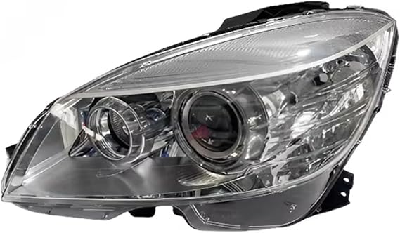 Headlight Assembly For Mercedes For Benz W204 For C-Class C180 C200 C230 C260 C280 C160 2008-2010 Auto Front Bumper Xenon Head Light Signal Lamp Car Headlamp(Xenon left)