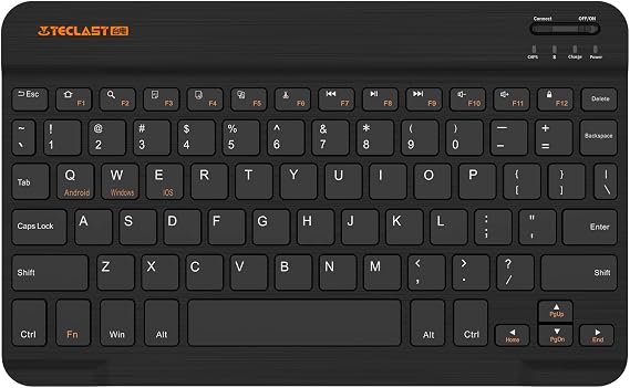 TECLAST K10 Bluetooth Keyboard for Android Windows Tablet, Compatible with All Tablets