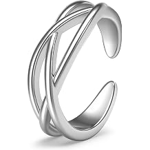 925 Sterling Silver Toe Rings for Women Hypoallergenic Turquoise Celtic Knot Vintage Toe Ring Adjustable Toes Band Rings Summer Beach Foot Jewelry Set Sexy Foot Joint Ring Gift for Valentine's Day