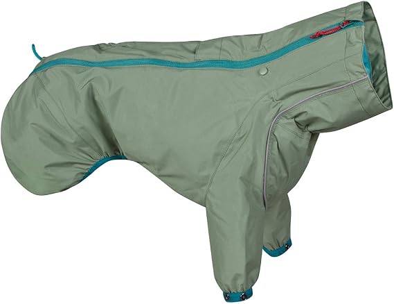 Hurtta Rain Blocker ECO, Dog Raincoat, Hedge, 10 in