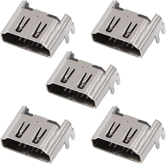 5 PCS HDMI Port Socket Interface Connector Jack for PS4 Console Replacement