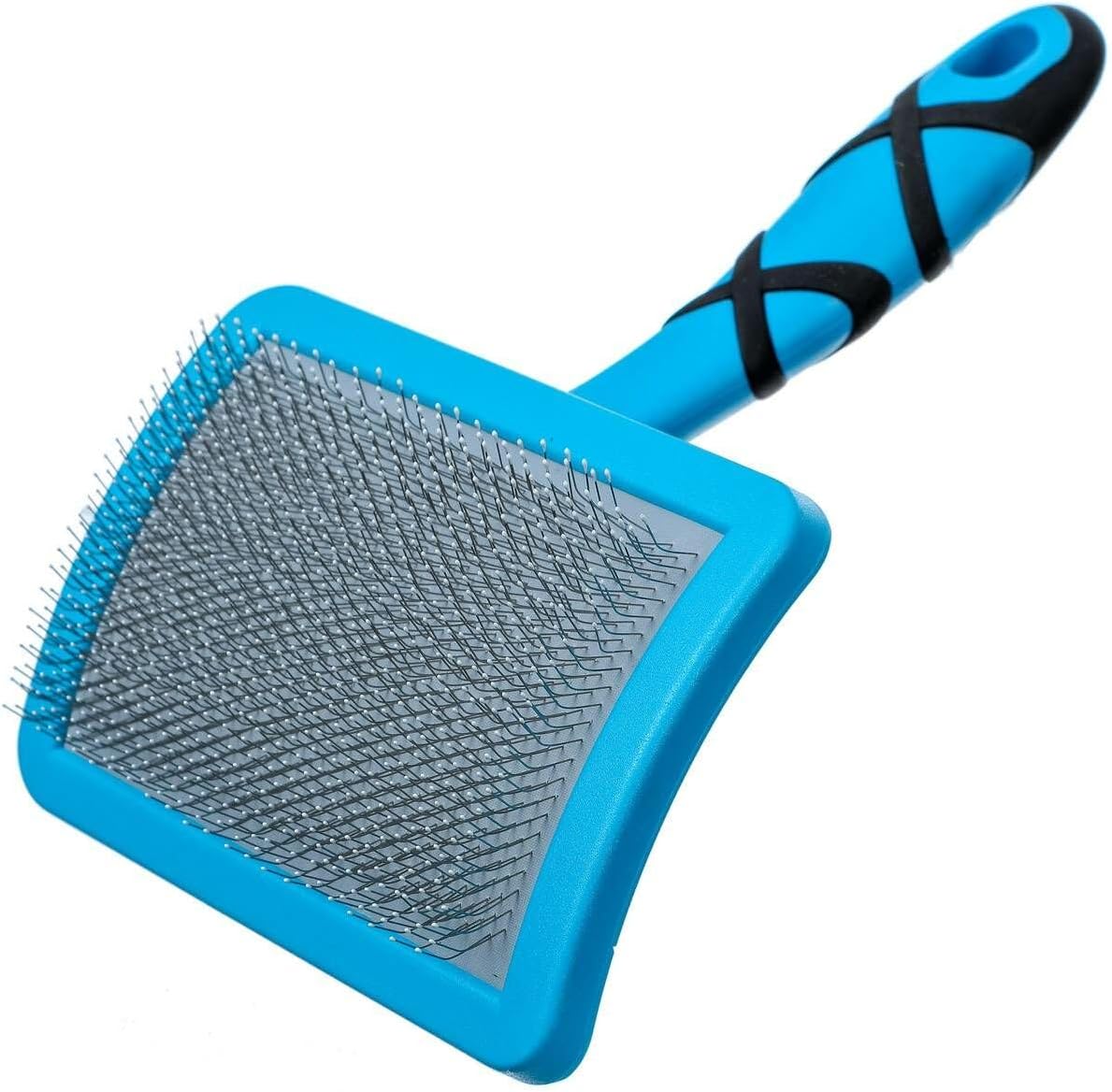 GROOM PROFESSIONAL Ball Pin Slicker Dog Brush - Soft Pad Dog Grooming Brush - Ideal for Dogs & Puppies with Sensitive Skin - Great for Long-Haired Dogs - Perfect for Gentle Grooming - Large