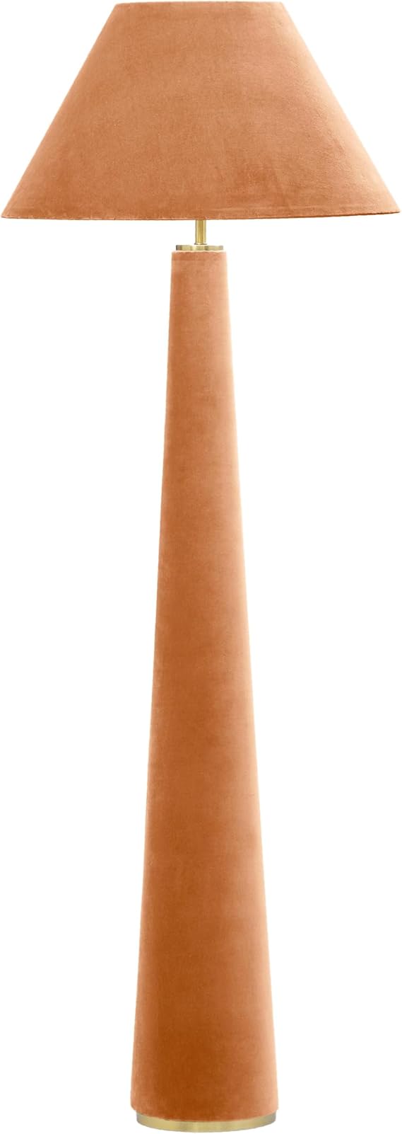 Tov Furniture Graham Terracotta Velvet Floor Lamp