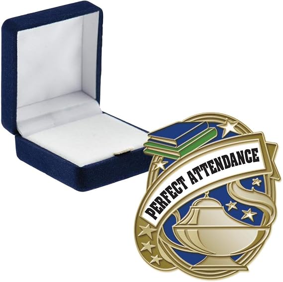 Crown Awards Honor Roll Kudos Enamel Pins, Honor Roll Kudos Enamel Pin with Blue Velvet Presentation Case, Prime