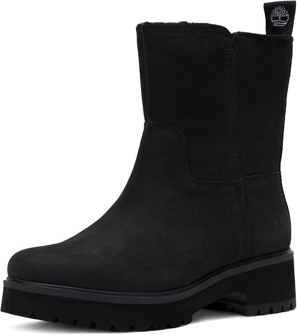 Timberland Women's Carnaby Cool Basic Warm Pull On Wr Chelsea Boot, jet black, 36 EU Weit