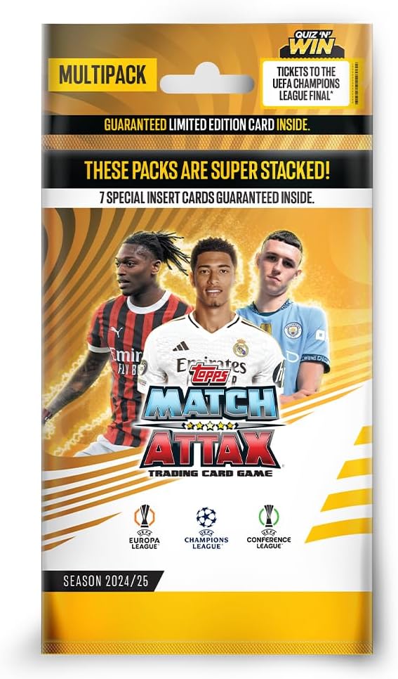 Topps UEFA Champions League Match Attax 24/25 Trading and Collectible Card Game - Multipack