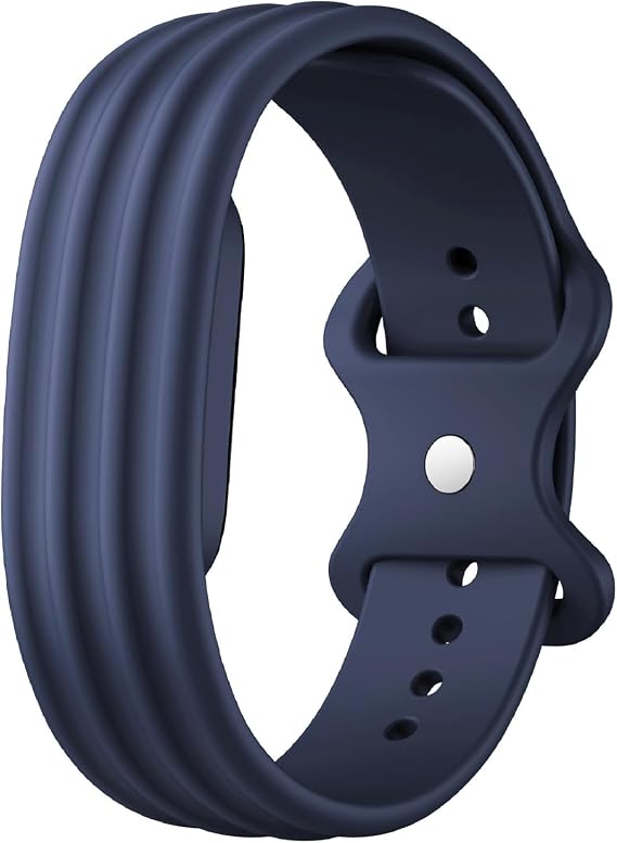 Silicone Strap Compatible with Google Fitbit Air, Soft Sport Adjustable Replacement Watch Band