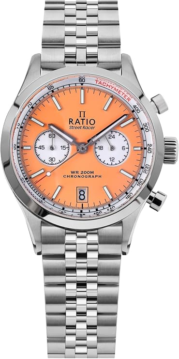 RATIO Street Racer Chronograph RTC019 200M Reverse Panda Dial Limited Edition Watch