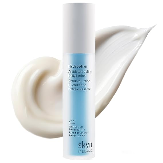 skyn ICELAND Antidote Daily Face Moisturizer for All Skin Types 1.69 Fl Oz | Cooling Hydrating & Balancing Face Lotion, Calming Light Moisturizer for Redness, Controls Oil & Decongests Pores, Non-Greasy
