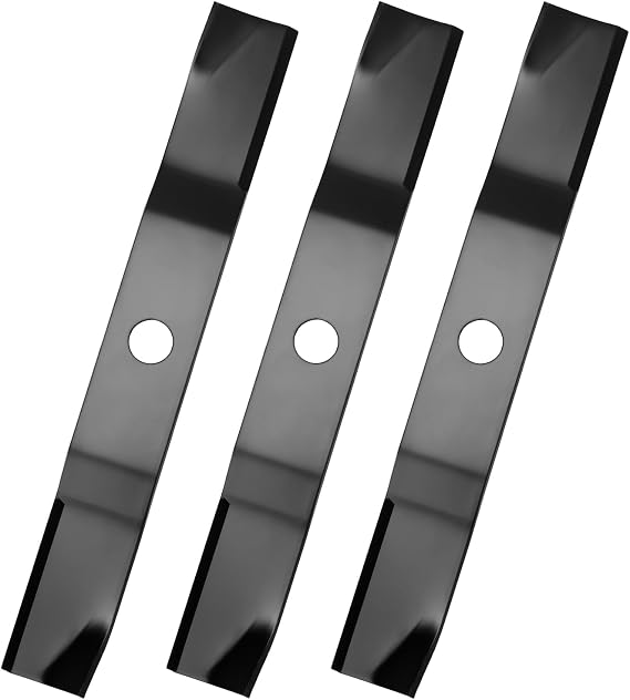 70000-00605 High Lift Mower Blades for 54" Deck, Compatible with Ku-bota RCK54-18Z RC54-24B RC54-G20 Lawn Tractor, Replaces 70000-25004 76529-34330 K5615-34330, 3 Pack