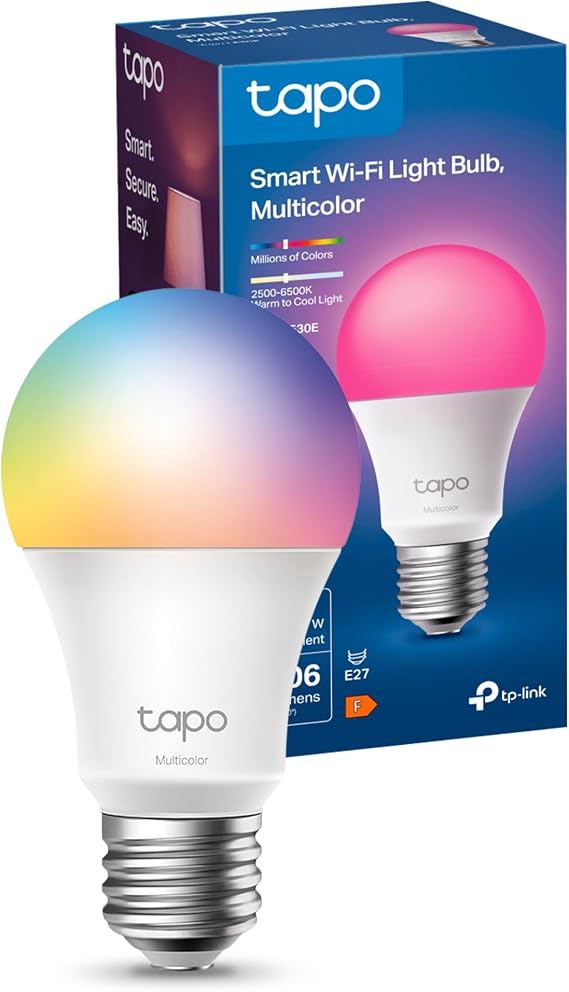 Tapo L530EA E27 Smart Bulb Multicolour Dimmable LED Light Bulb