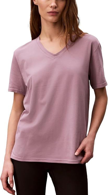Calvin Klein Women's Performance Classic Fit V-Neck Tee