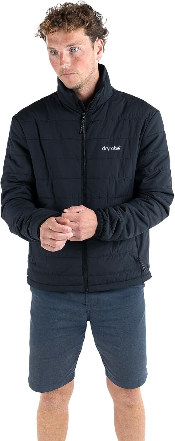 Dryrobe Jacket Water Resistant Insulated Lightweight Puffer Mid-Layer