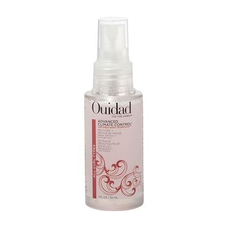 Ouidad Advanced Climate Control Restore + Revive Bi-Phase Spray - Refresh Curls Between Wash Days, Adds Moisture & Shine with Mongongo & Grapeseed Oils, Fights Frizz, All Curl Types, Sulfate-Free