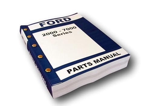 Parts Manual for Ford 3400 3500 4400 4500 Industrial Loader Backhoe Tractor Catalog