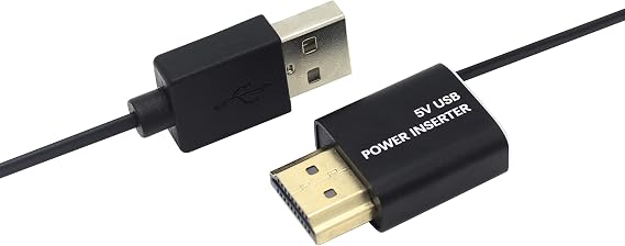 RUIPRO 8K 4K HDMI USB Power Insertor Female to Male 5V Power Connector (SN5VHDMI)