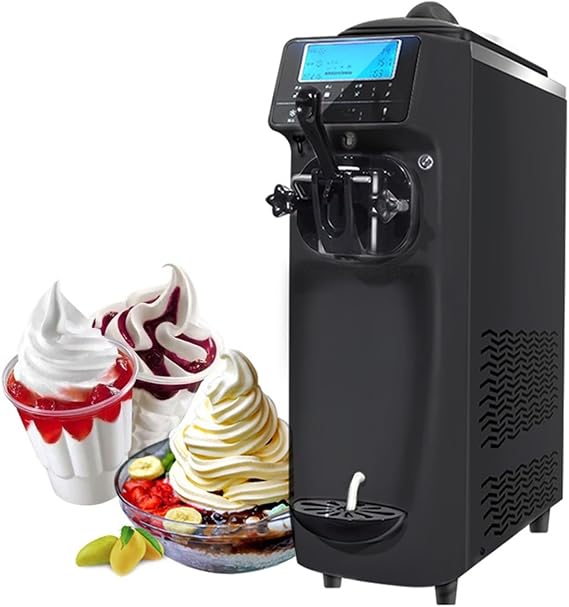 Ice Cream Maker Machines Soft Ice Cream Machine Commercial Ice Cream Making Machine Summer Snack Shop Cafe Desktop Ice Cream Maker Ice Cream Maker Yogurt Machine, YANLI2233-1988