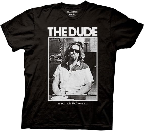 Ripple Junction Big Lebowski The Dude Photo Adult T-Shirt
