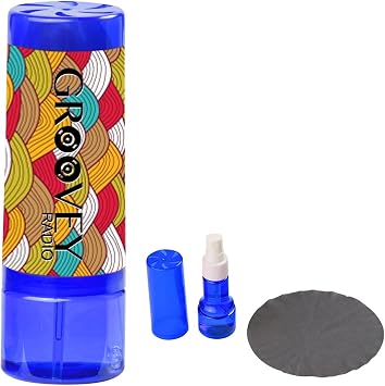 Personalized 1 Oz. Cleaning Spray With Microfiber Cloth Add Custom Text Name Personalized Message Or Image - Blue - $3.14 each PACK of 100
