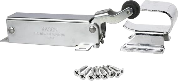 Awoco 1094 Hydraulic Door Closer, Exposed Mounting with 1094-X26 Adjustable Wide Hook (Flush to 3/4 Offset) for Walk-in Coolers/Freezers by Kason