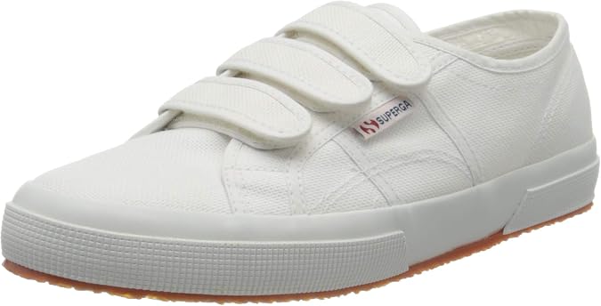 Superga Unisex 2750 Cot3strapu Cotton Canvas Sneakers with Touch Strap Fastening