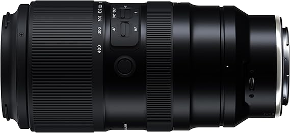 Tamron - 50-400mm f/4.5-6.3 Di III VC VXD - Sony FE - Ultra-telephoto Zoom - Fast and Precise AF - Half-Macro Photography - VC for Stable Handheld Shooting - A067S, Black