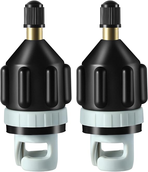 2Pcs Inflatable Boat SUP Pump Adapter, Premium Conventional Air Adapter, Sturdy SUP Air Adapter,Quickly Inflation and Strong Sealing Pump Adapter, for Inflatable Boat, Paddleboard and Kayak