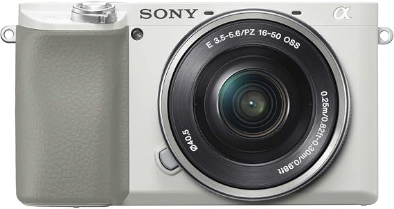 Sony Alpha A6100 Mirrorless Camera with 16-50mm Zoom Lens (White) (International Model)