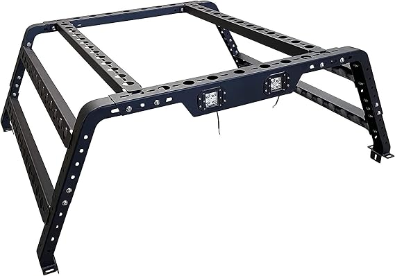 BLVD-LPF OBEY YOUR LUXURY Universal 25'' Truck Bed Rack with LED Lights 5' Beds ROOF TOP Tent