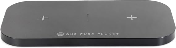 15W Dual Wireless Charger Fast Charging Pad – Qi Certified Double Charging Station for 2 Devices iPhone & Samsung – OUR PURE PLANET