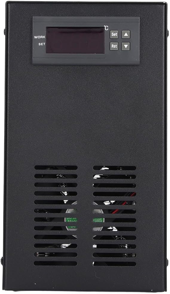 Fafeicy 70W Water Chiller for Aquarium and Hydroponic Systems, Silent Cooling with Pump, 20L Capacity, 100-240V US Plug