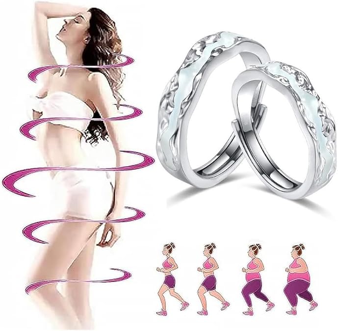 Lymphatic Magtherapy Luminous Ring For Men Women, Titanium Ion Therapy Acupuncture Unclog Bloodstream Lymph Nodes Light Up Hope Adjustable Finger Ring