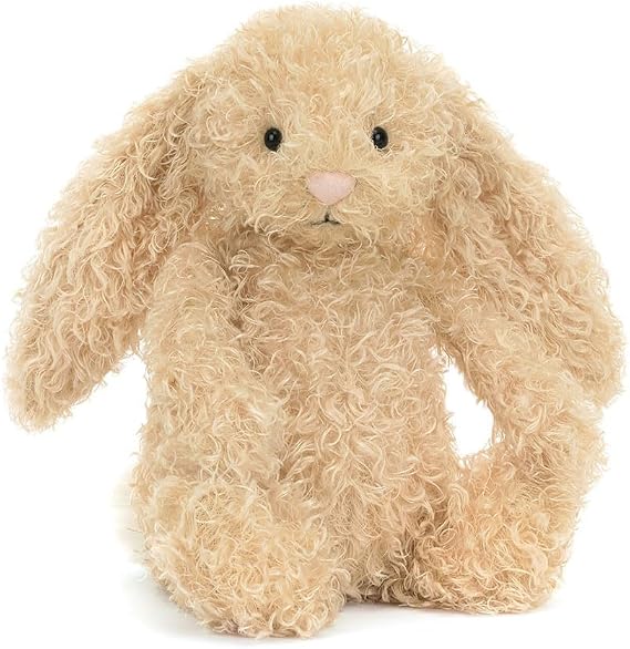 Jellycat Bashful Luxe Curly Medium - L: 9 cm x l: 12 cm x h: 31 cm
