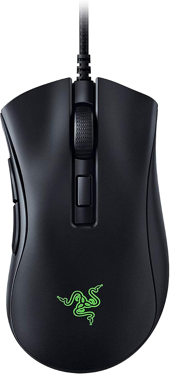Razer DeathAdder v2 Mini Gaming Mouse: 8500K DPI Optical Sensor - 62g Lightweight Design - Chroma RGB Lighting - 6 Programmable Buttons - Anti-Slip Grip Tape Included - Classic Black