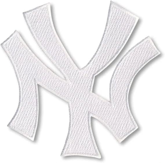 New York Yankees NY White Logo Patch