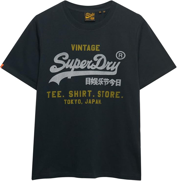 Superdry Men's Vl Heritage Relaxed Tee T-Shirt (Pack of 1)